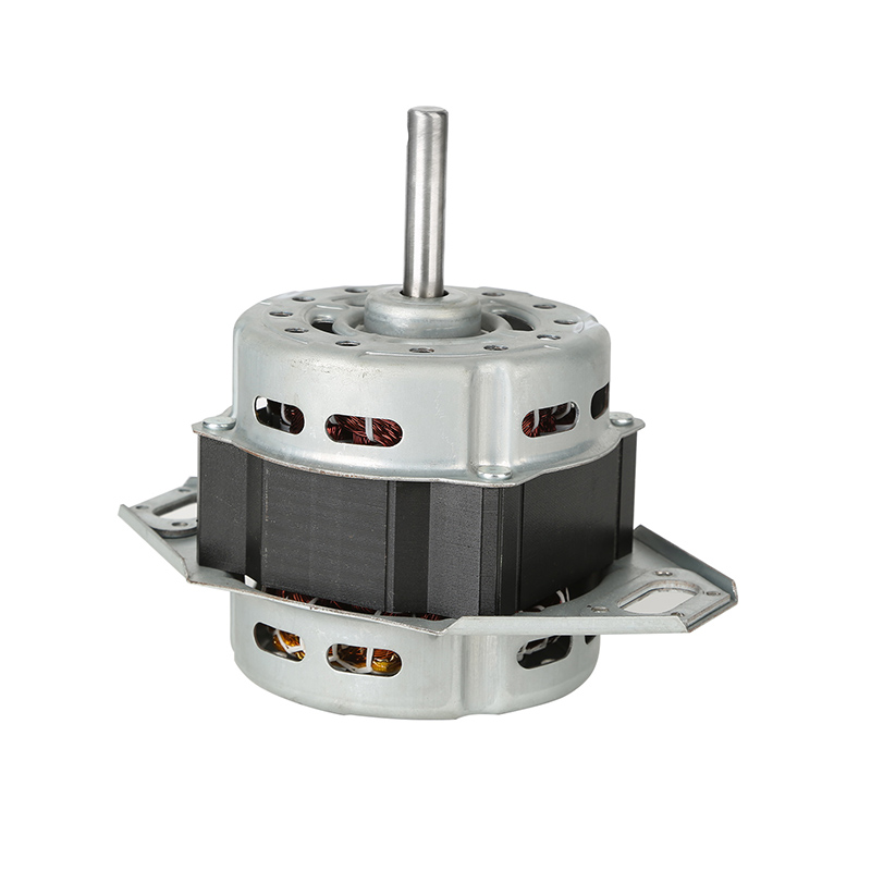 Washing machine motor showing aluminium windings for spin cycle applications